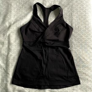 LULULEMON racerback tank with frill detail